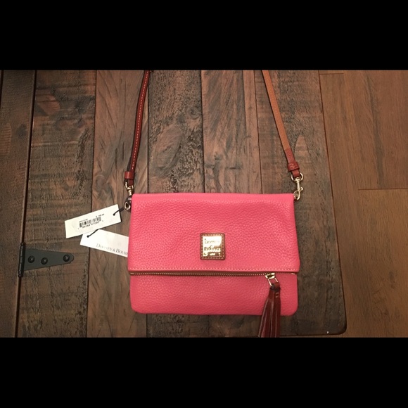 Dooney & Bourke Handbags - Dooney & Bourke crossbody. Bubblegum pink. NWT.